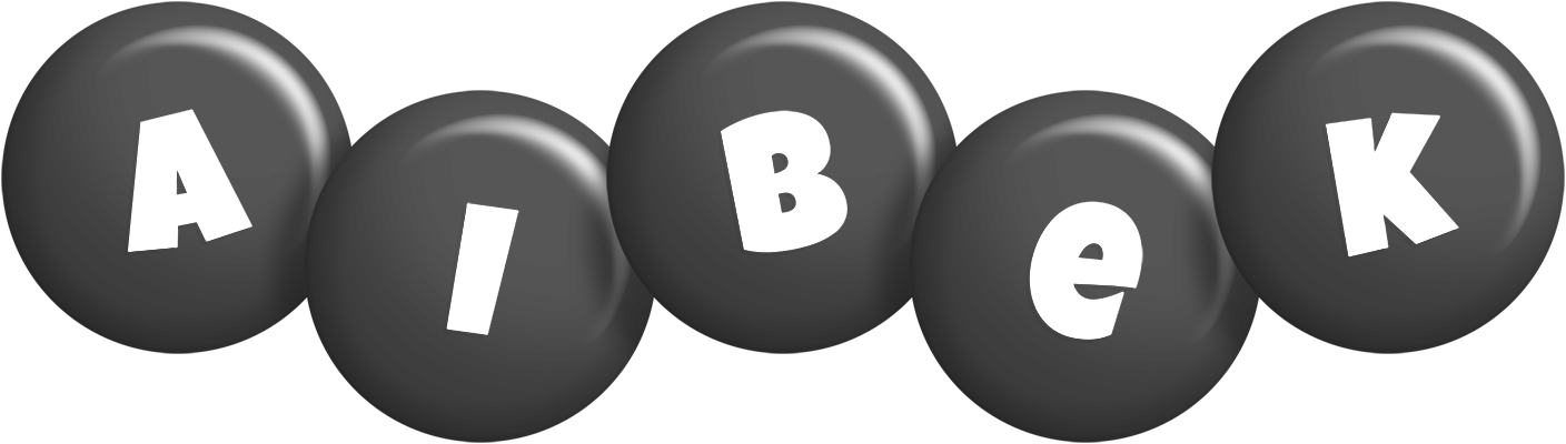 Aibek candy-black logo