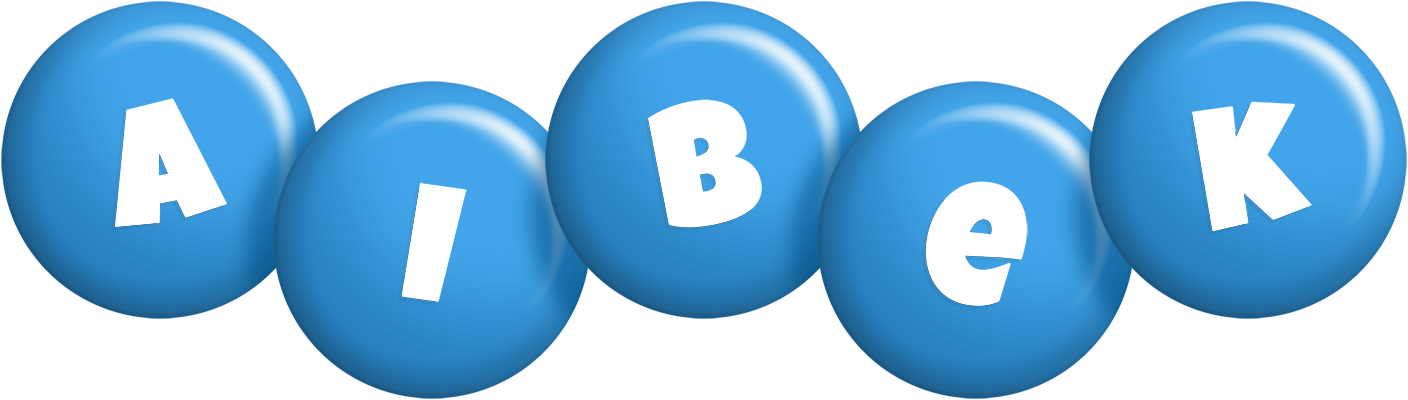 Aibek candy-blue logo