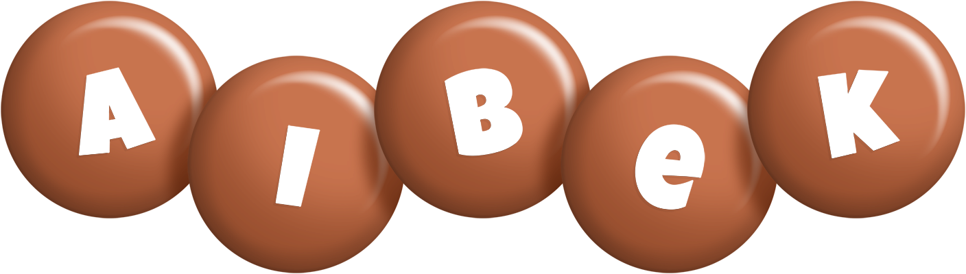 Aibek candy-brown logo
