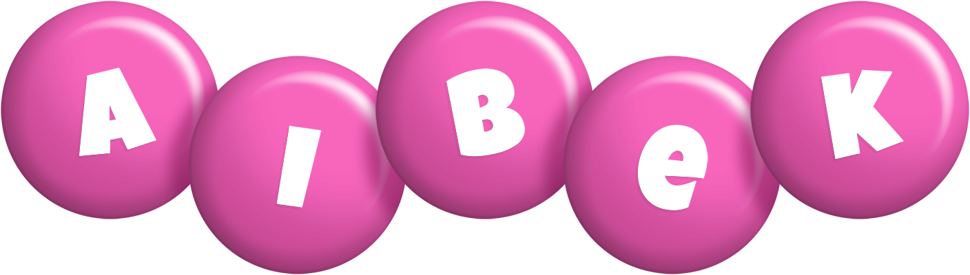 Aibek candy-pink logo