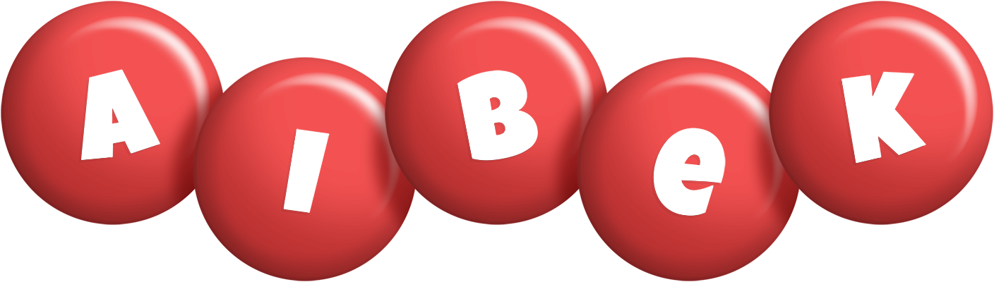 Aibek candy-red logo