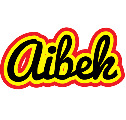 Aibek flaming logo