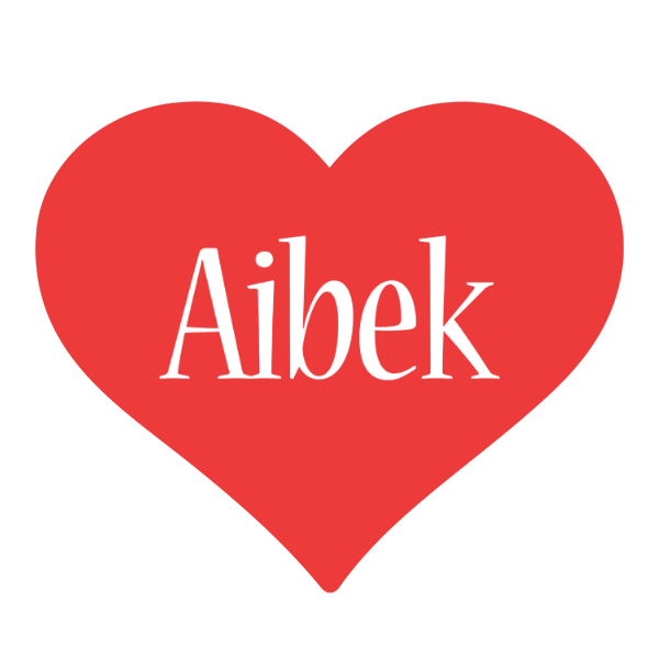Aibek love logo