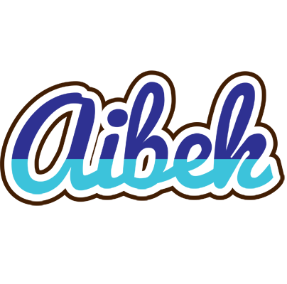 Aibek raining logo