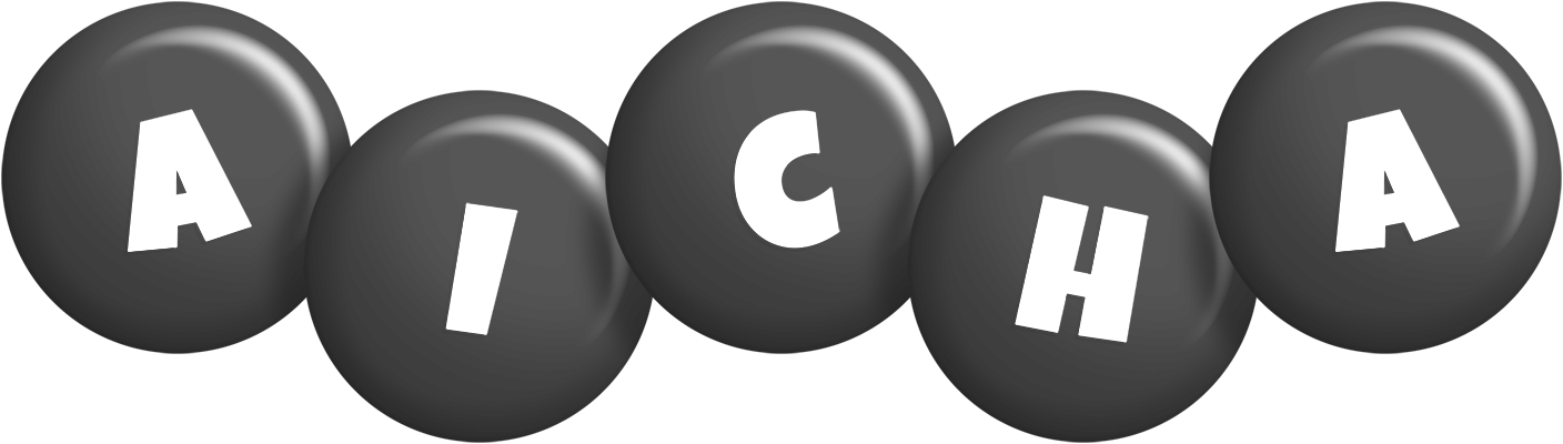 Aicha candy-black logo