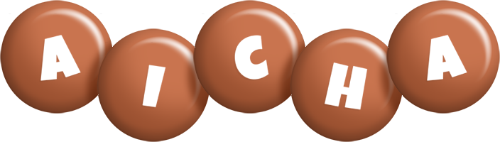 Aicha candy-brown logo