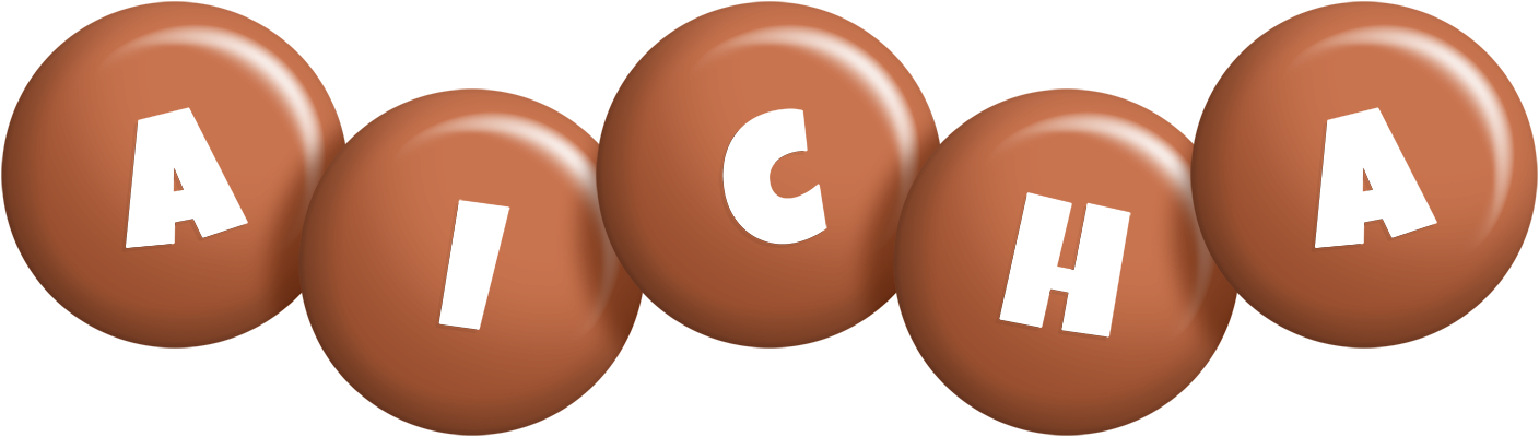Aicha candy-brown logo