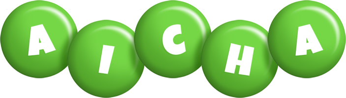 Aicha candy-green logo
