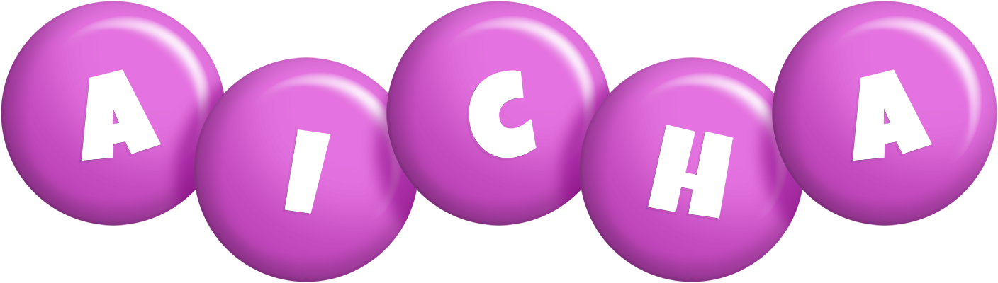 Aicha candy-purple logo