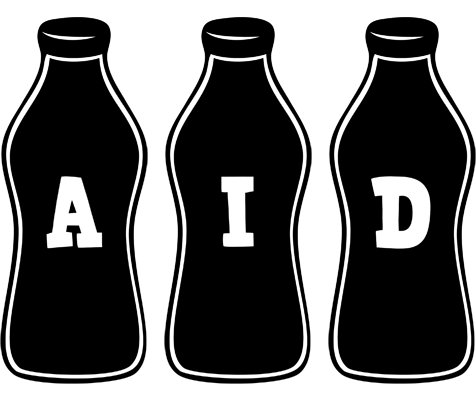 Aid bottle logo