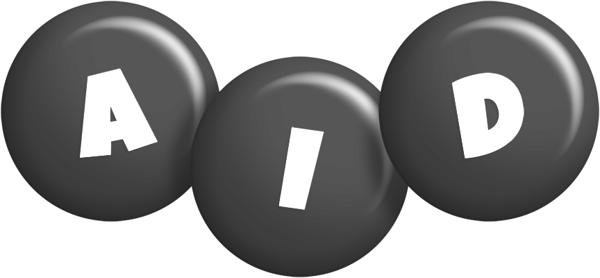 Aid candy-black logo