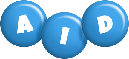 Aid candy-blue logo