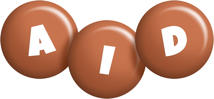 Aid candy-brown logo