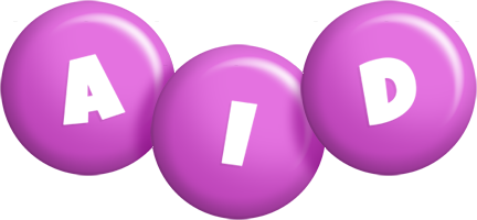 Aid candy-purple logo