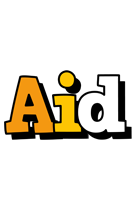 Aid cartoon logo