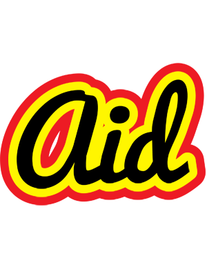 Aid flaming logo