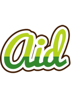 Aid golfing logo
