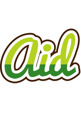 Aid golfing logo