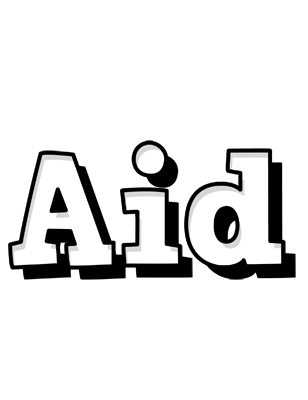 Aid snowing logo