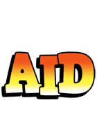 Aid sunset logo