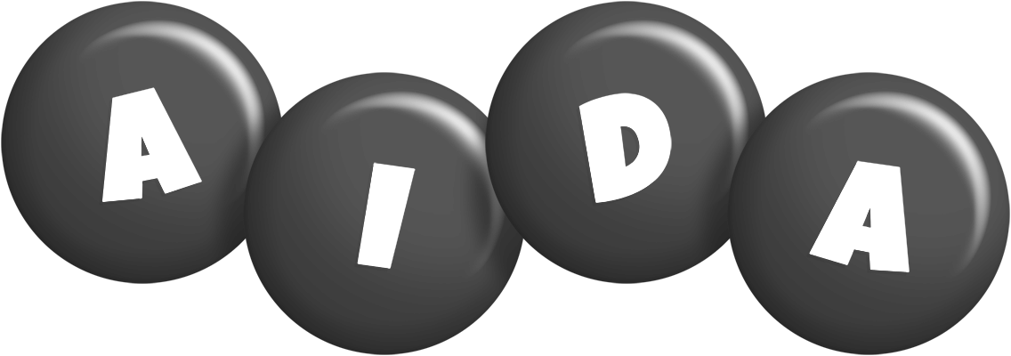 Aida candy-black logo