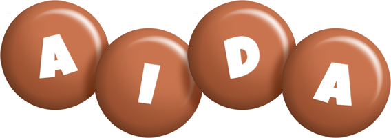Aida candy-brown logo