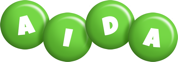 Aida candy-green logo