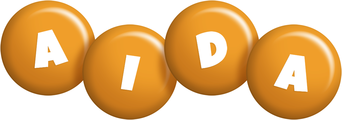 Aida candy-orange logo