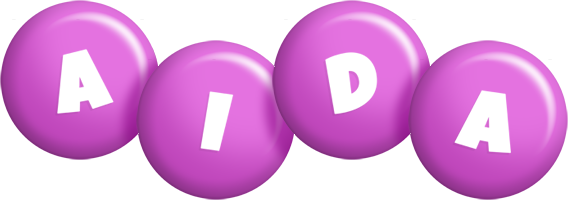 Aida candy-purple logo