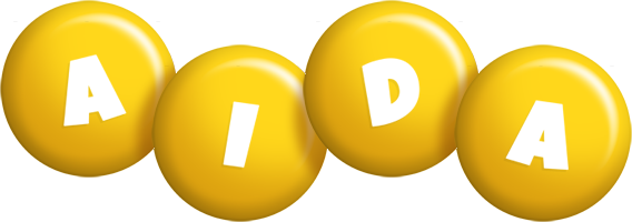 Aida candy-yellow logo