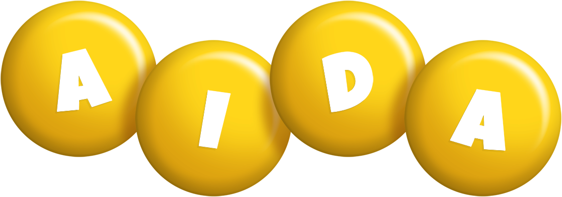 Aida candy-yellow logo