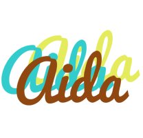 Aida cupcake logo