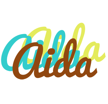 Aida cupcake logo