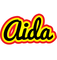 Aida flaming logo