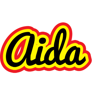 Aida flaming logo
