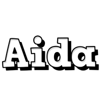 Aida snowing logo