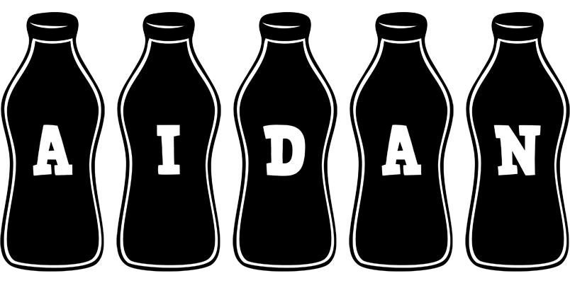Aidan bottle logo