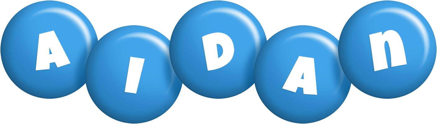 Aidan candy-blue logo