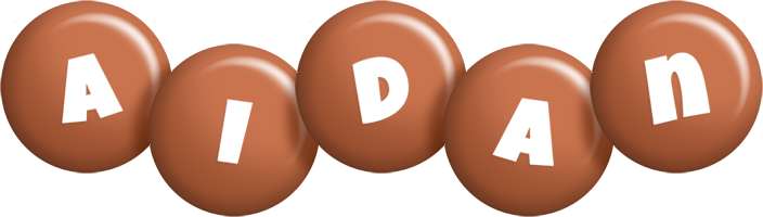 Aidan candy-brown logo