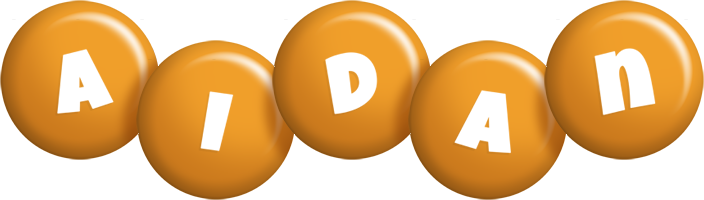 Aidan candy-orange logo