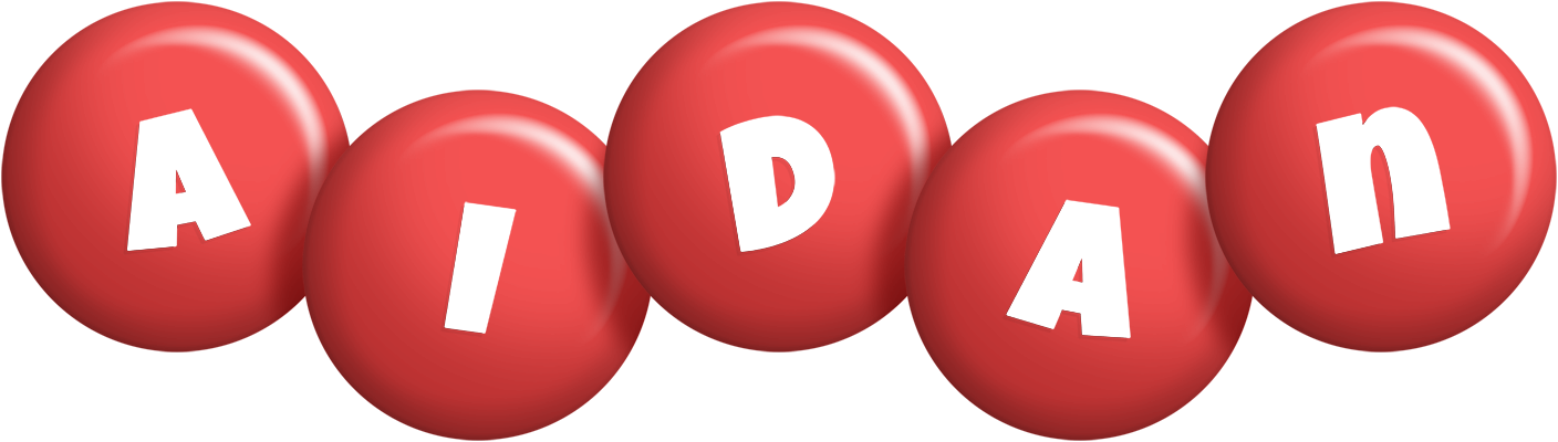 Aidan candy-red logo
