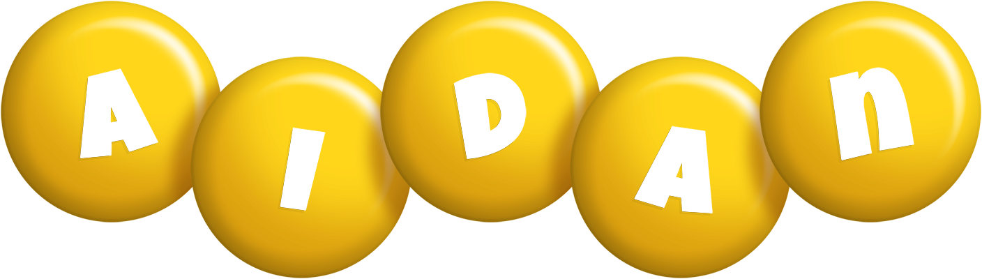 Aidan candy-yellow logo