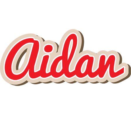 Aidan chocolate logo