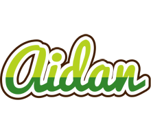Aidan golfing logo