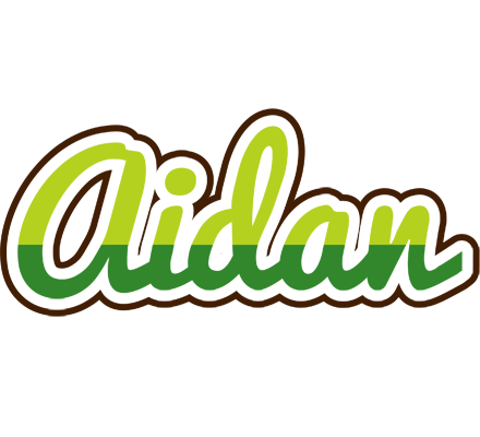 Aidan golfing logo