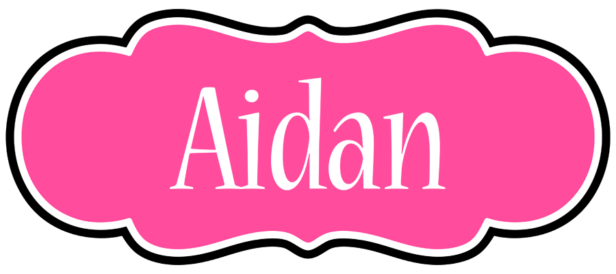 Aidan invitation logo