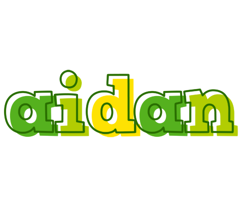 Aidan juice logo