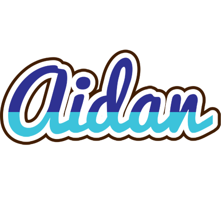 Aidan raining logo