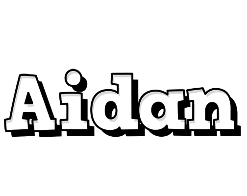 Aidan snowing logo