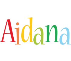 Aidana birthday logo